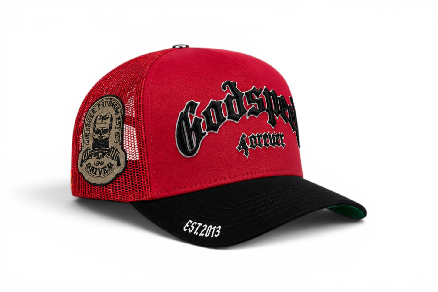 Godspeed GS Forever Trucker Hat Red/Black