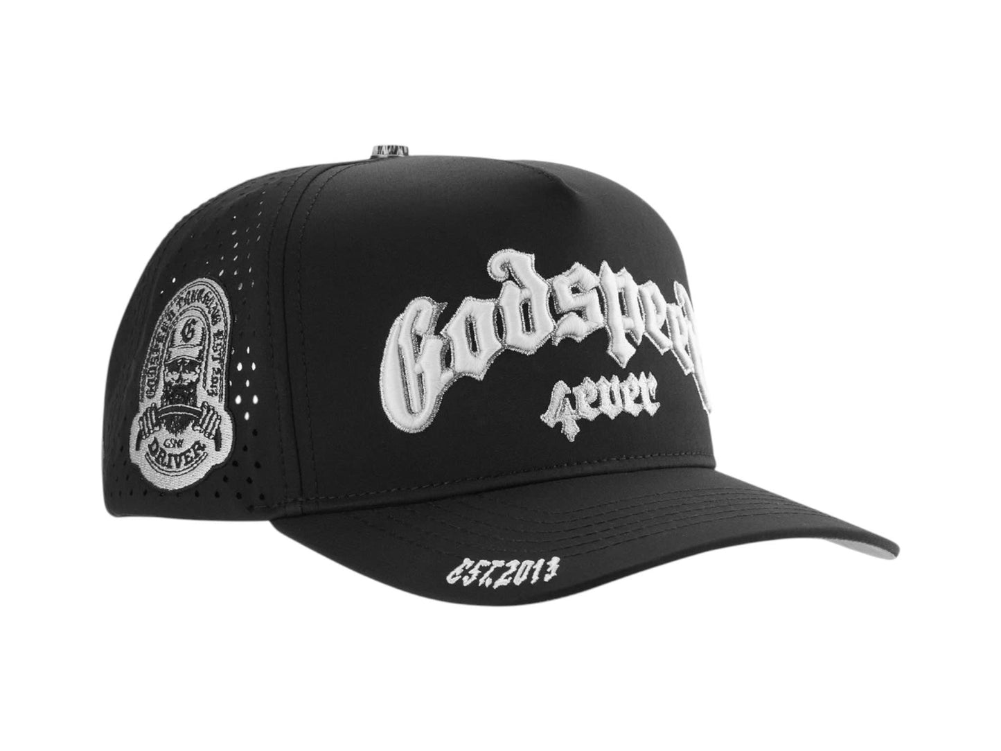 Godspeed OG Logo WaterRessit Hat Black/White