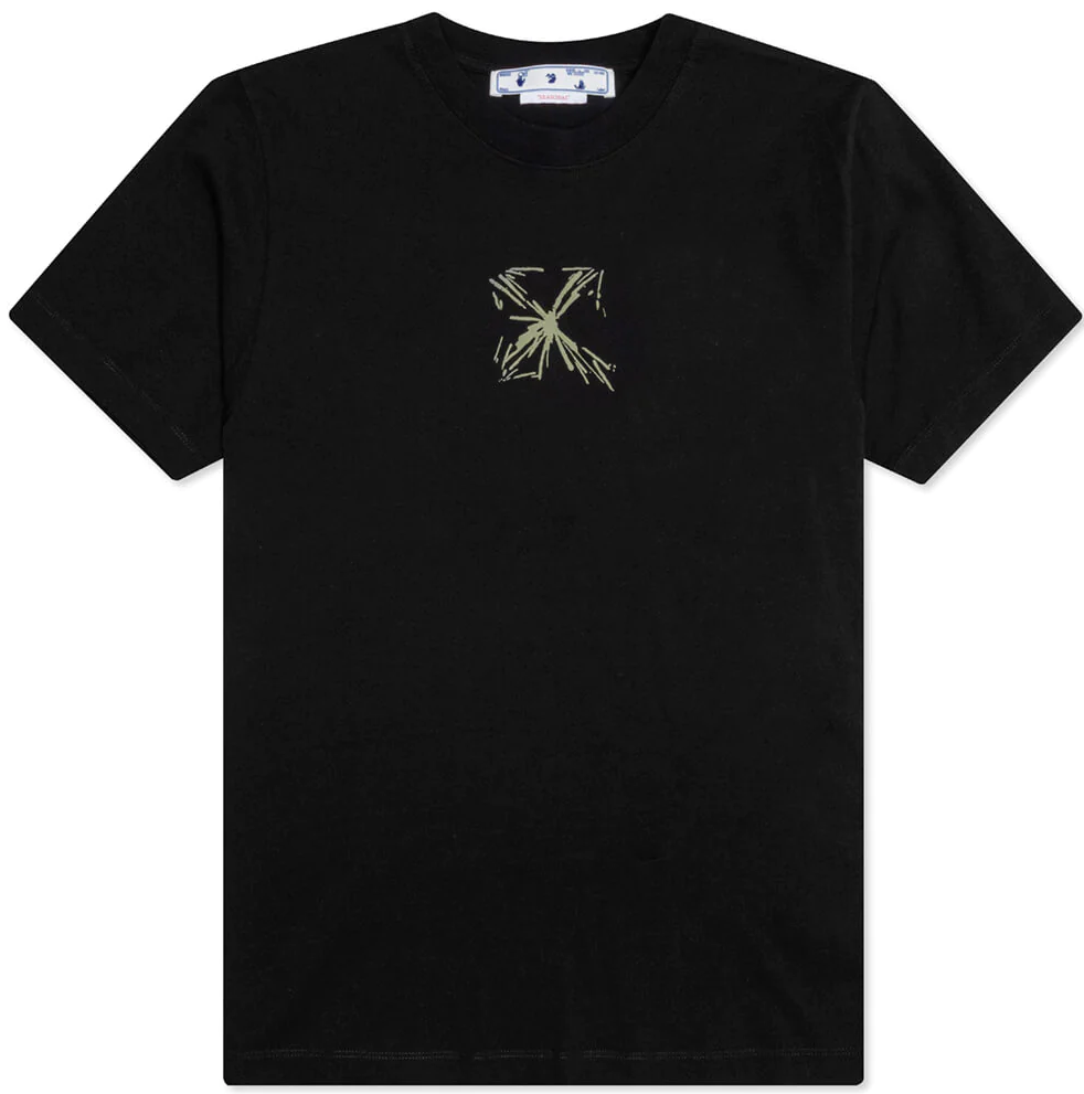 OFF-WHITE Splashy Arrow T-Shirt Black/Beige