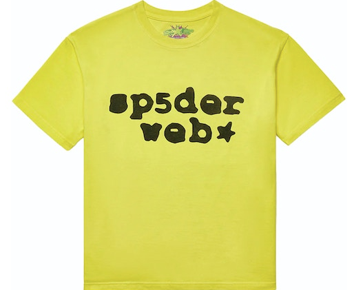 Sp5der Web T-Shirt Yellow/Black