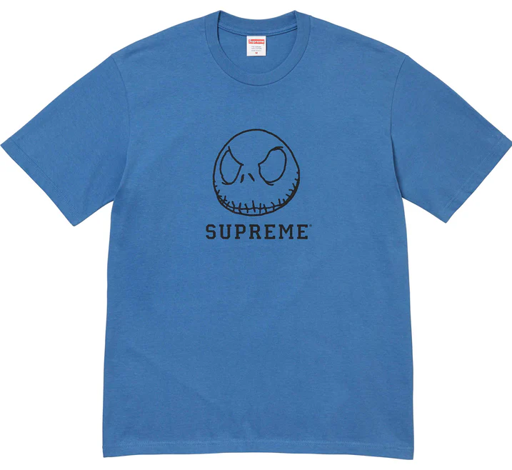 Supreme Skeleton T-Shirt Faded Blue