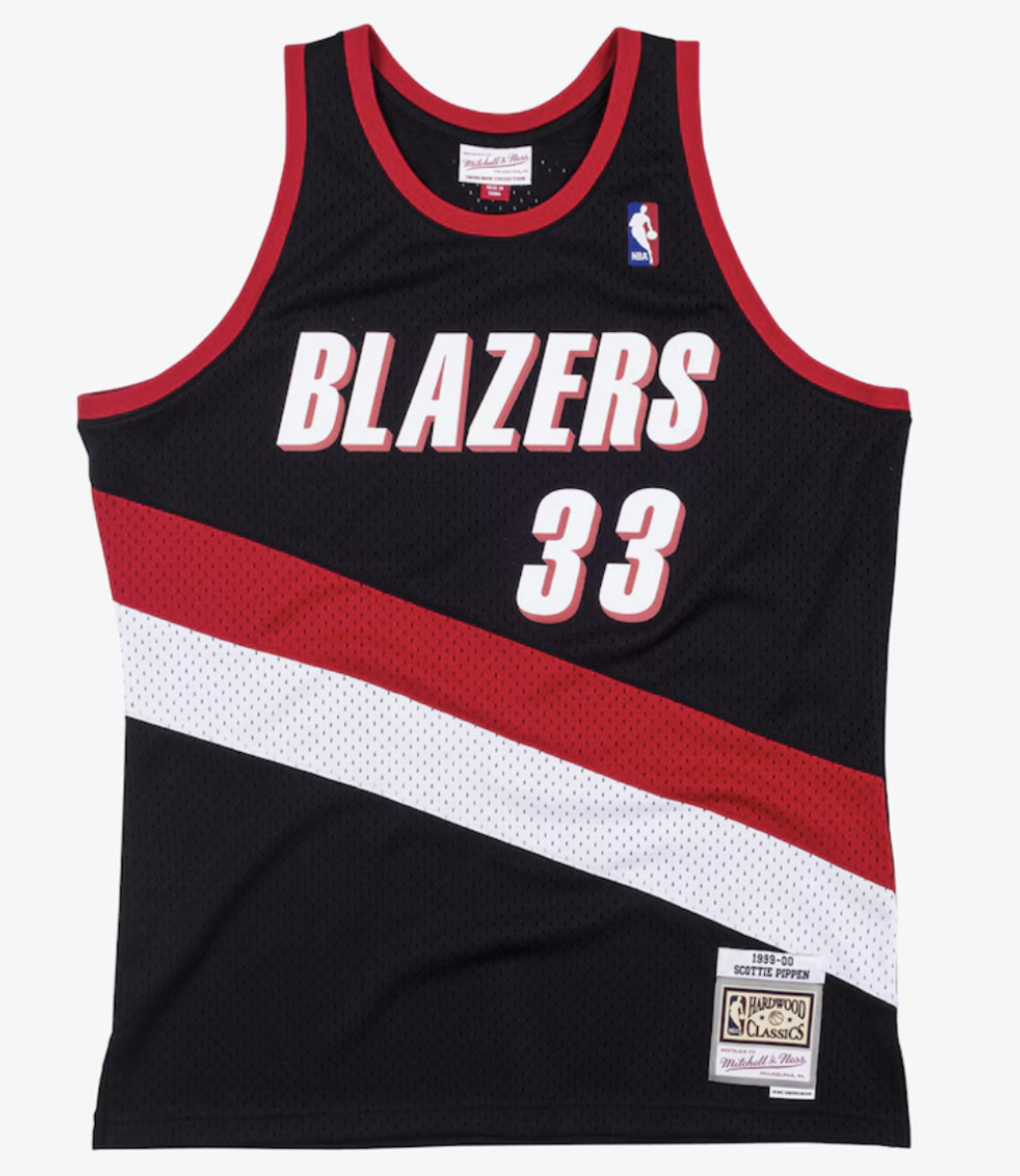 M&N Portland Trail Blazers Scottie Pippen Swingman Jersey (1999-00/Away)