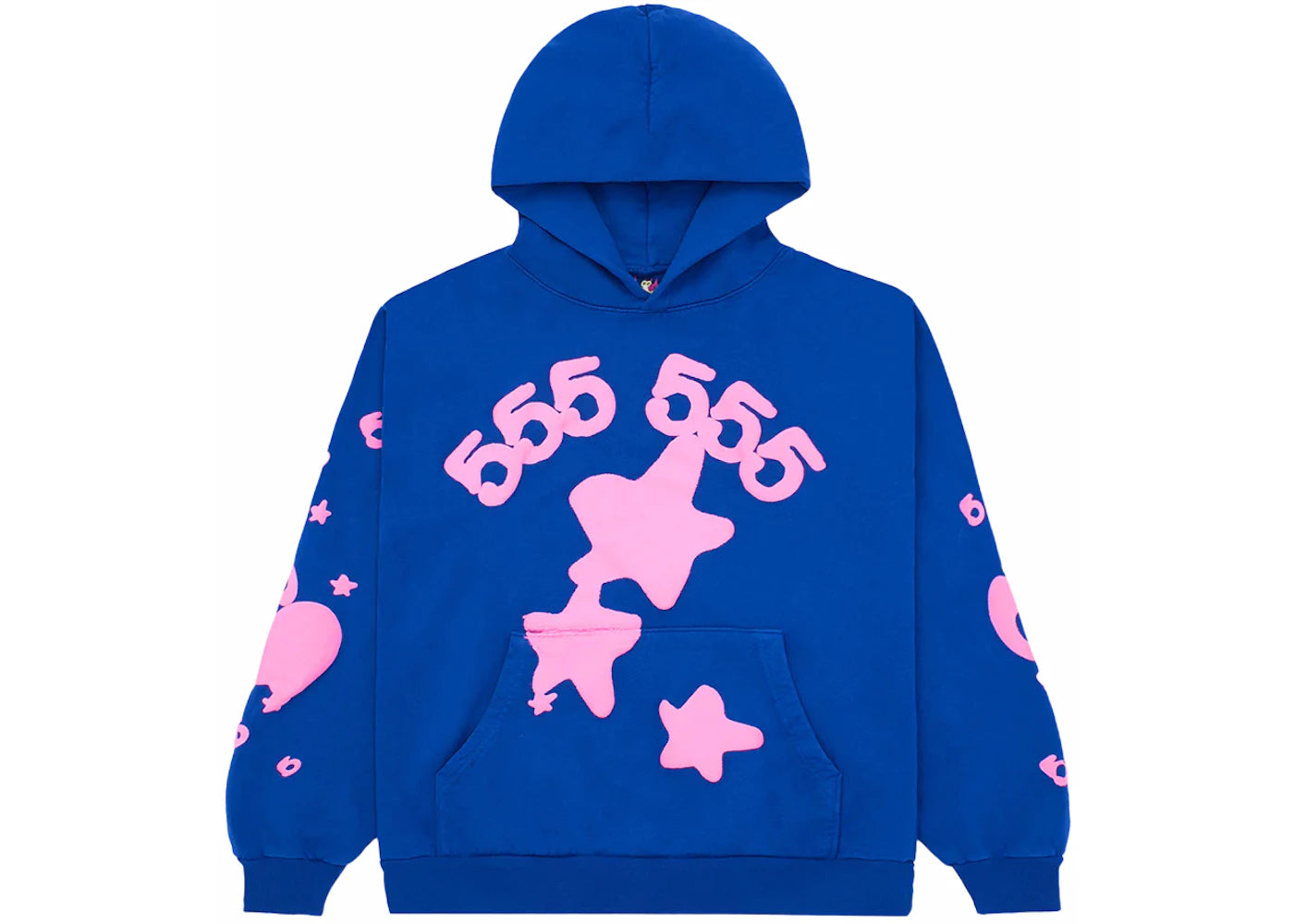 Sp5der Beluga Hoodie Blue/Pink