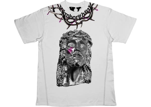 Vlone Yams Day Jesus Piece T-Shirt White