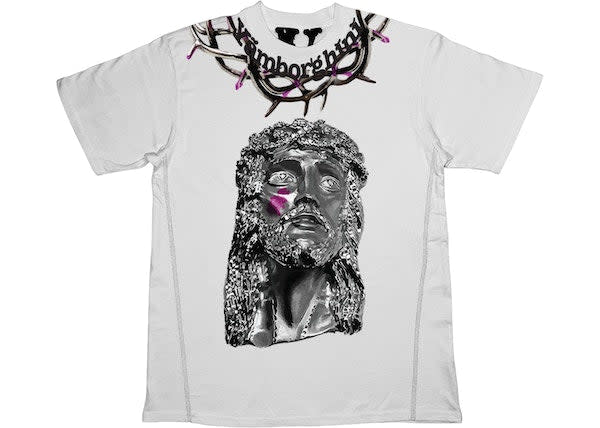 Vlone Yams Day Jesus Piece T-Shirt White