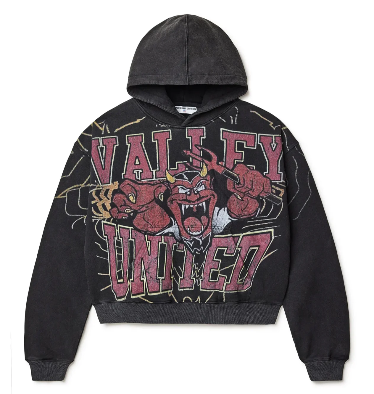 Vale Forever Valley Mascot Hoodie Black