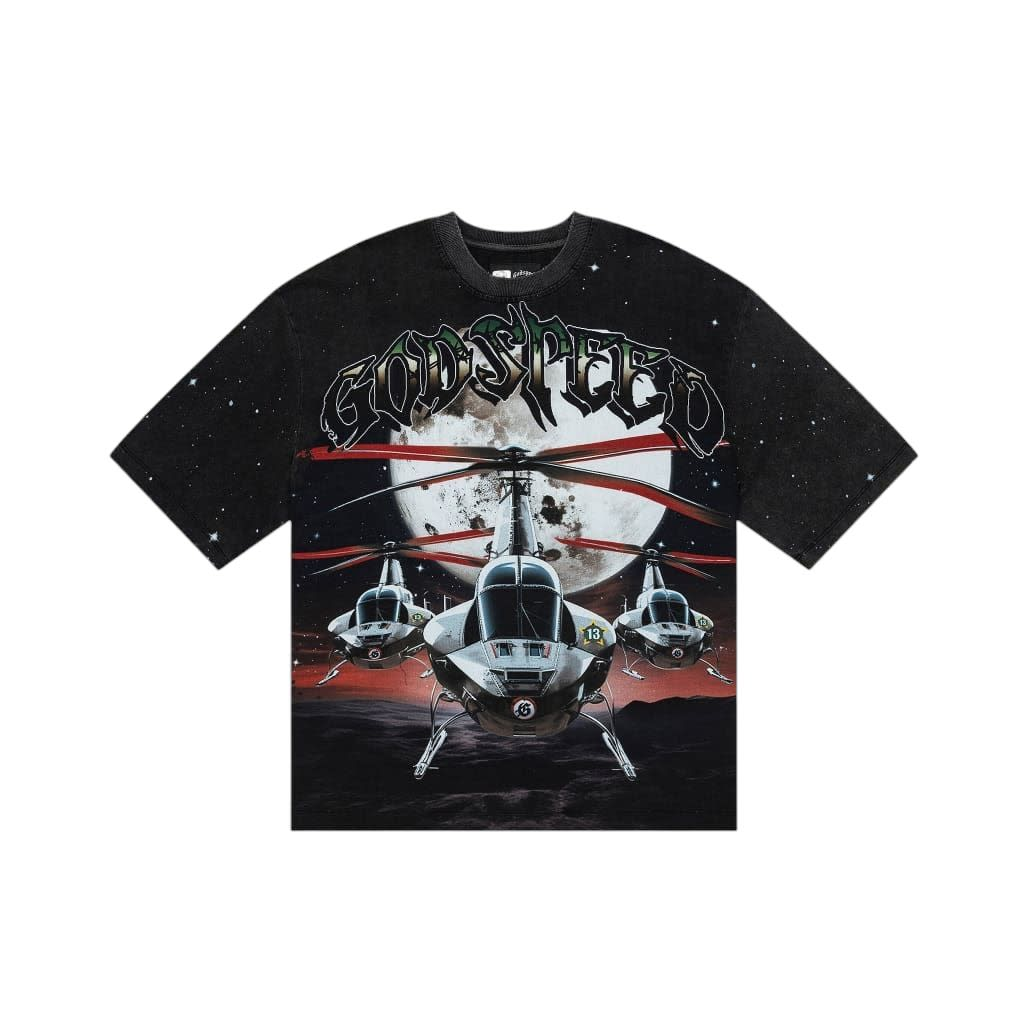 Godspeed Air Strike T-Shirt Black Wash