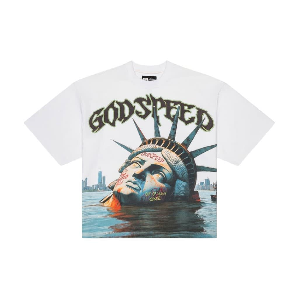 Godspeed Sunken Liberty T-Shirt White
