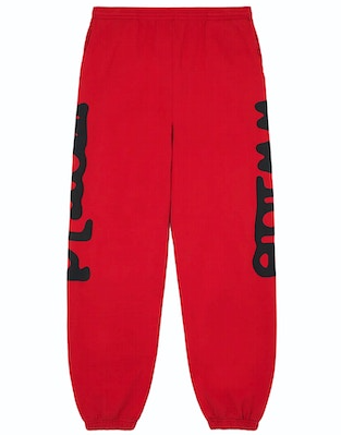 Sp5der Beluga Sweatpants Red