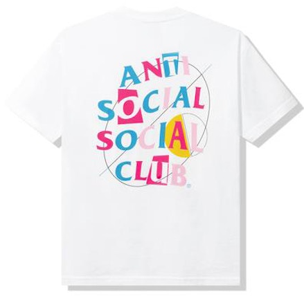 Anti Social Social Club Mood Bored T-Shirt White