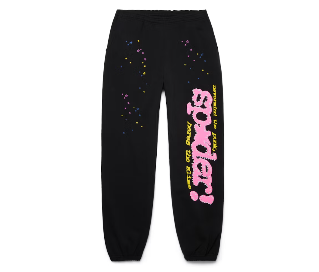 Sp5der P*NK V2 Sweatpant Black