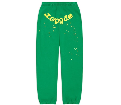 Sp5der Star OG Web V2 Sweatpant Slime Green