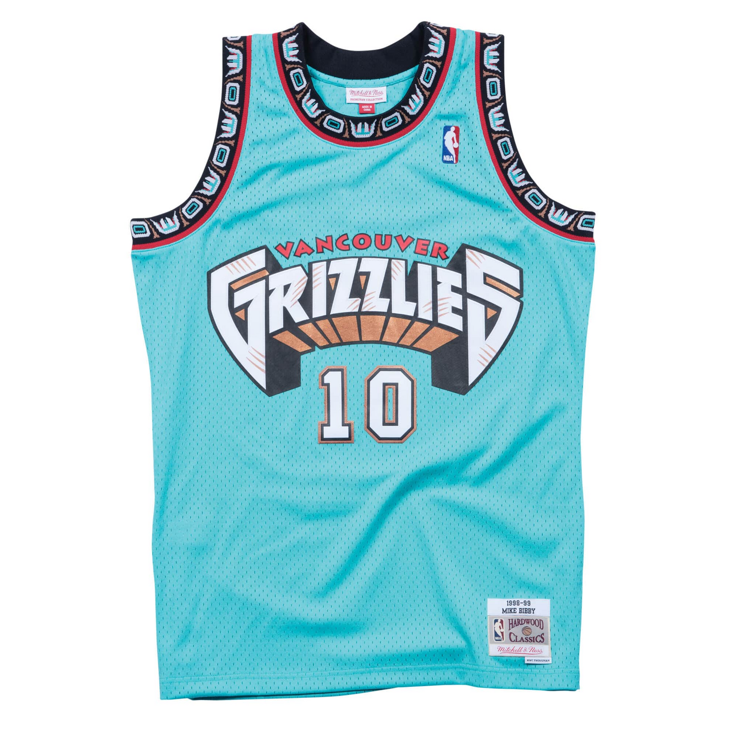 M&N Vancouver Grizzlies Mike Bibby Swingman Jersey (1998-99/Road)