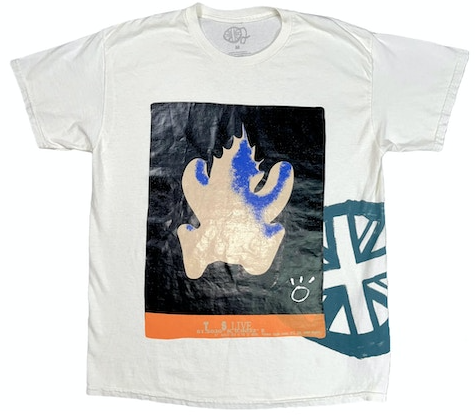 Travis Scott O2 Live Burning Man T-Shirt White