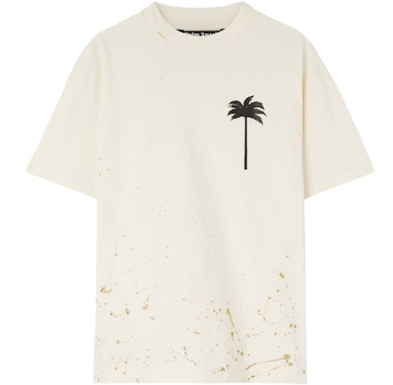 Palm Angels Pxp Painted Classic T-Shirt Butter