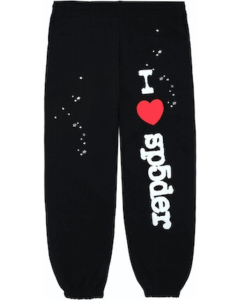 Sp5der Souvenir SP5 Sweatpants Black