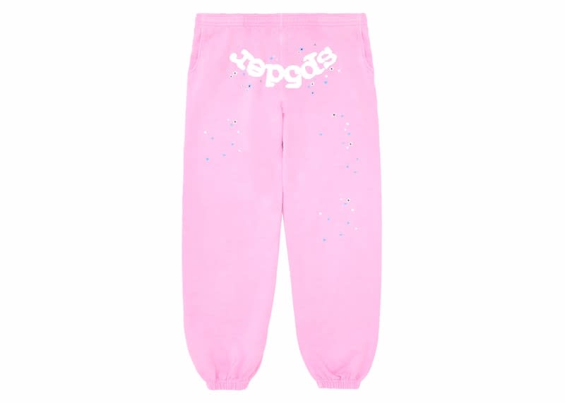 Sp5der OG Web Sweatpants Pink