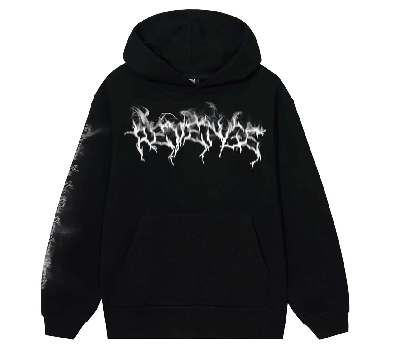 Revenge Smoke Lightning Hoodie Black