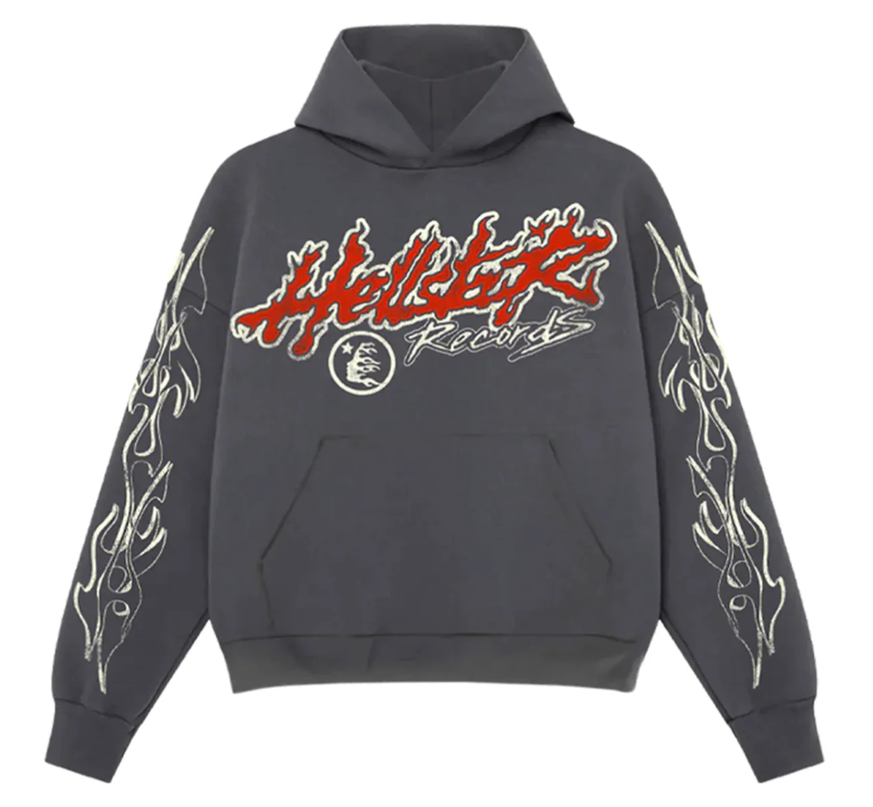 Hellstar Studios Records Tour Hoodie Faded Black