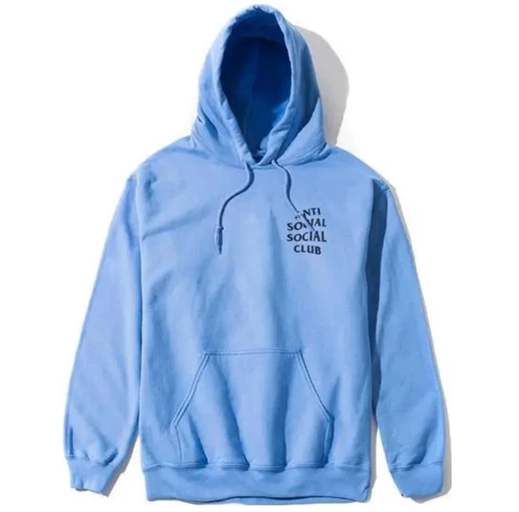 Anti Social Social Club Images Of You Hoodie Blue