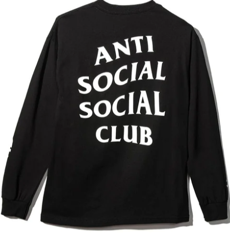Anti Social Social Club Get Weird L/S Black