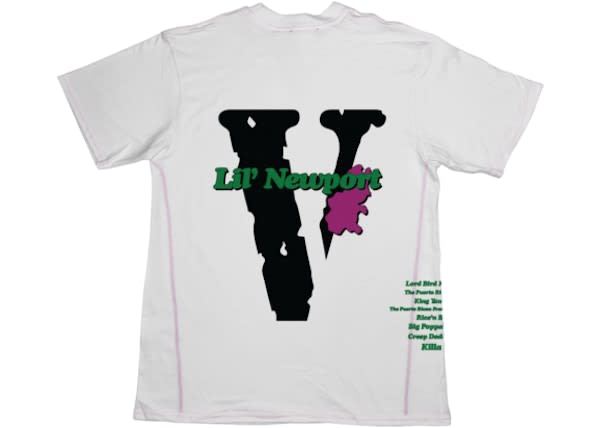 Vlone Yams Day Lil Newport T-Shirt White