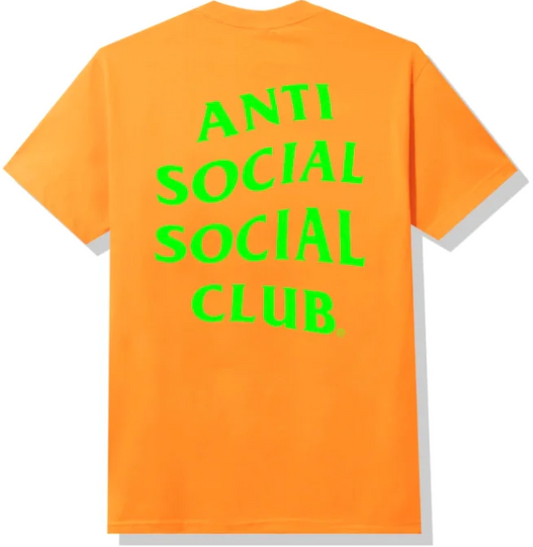 Anti Social Social Club Mind Games A/F 21 T-Shirt Orange
