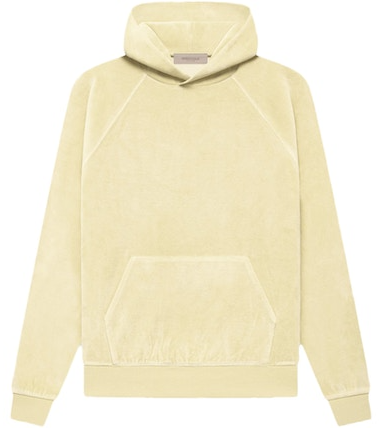 FEAR OF GOD ESSENTIALS Velour Hoodie Canary