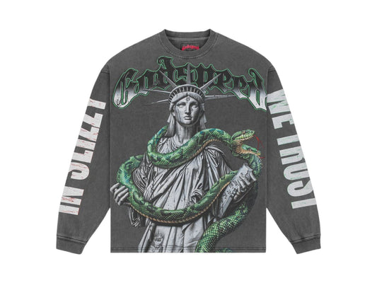 Godspeed Top 5 Slizzy L/S Grey Wash