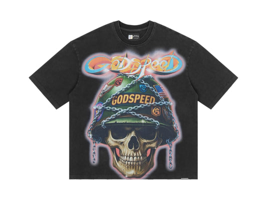 Godspeed Badges of Honor T-Shirt Black Wash