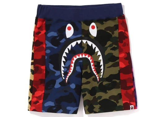 BAPE Mix Camo Crazy Sweat Shorts (SS23) Multi