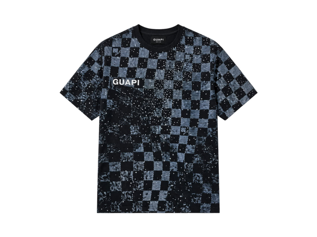 GUAPI Checkerboard T-Shirt Black