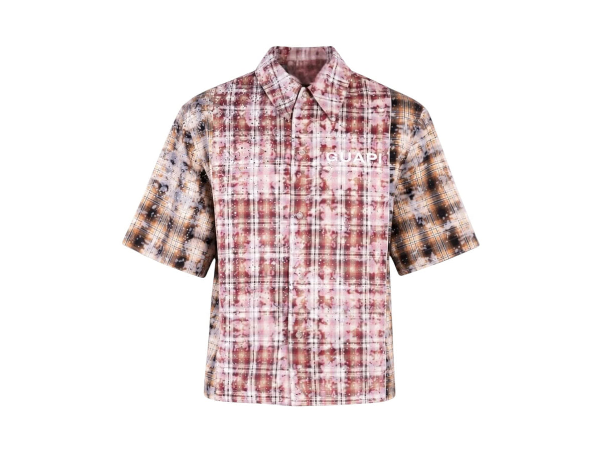 GUAPI Eclipse Plaid Shirt Red