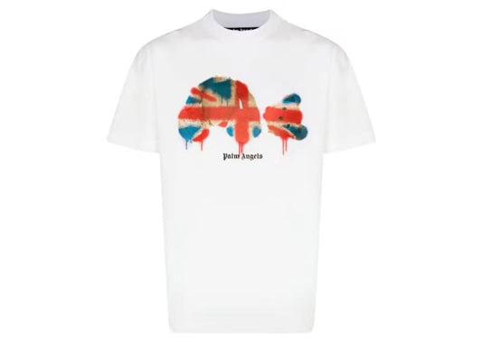 Palm Angels x Browns Union Jack Bear T-Shirt White