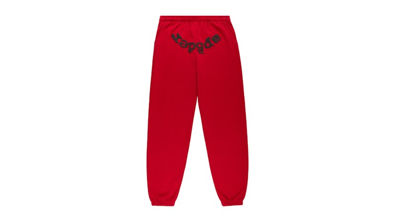 Sp5der OG Web V2 Sweatpant Red