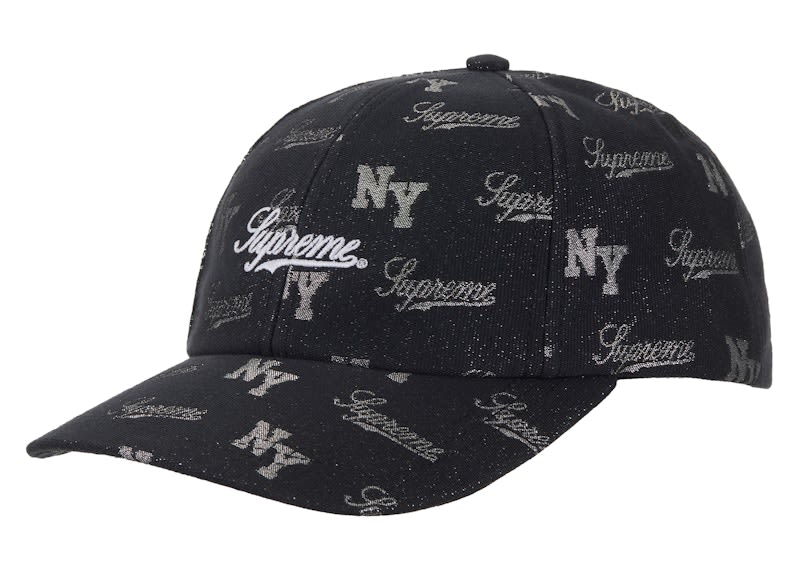 Supreme Monogram 6-Panel Black