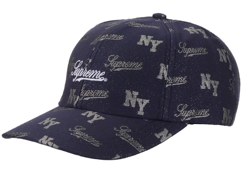 Supreme Monogram 6-Panel Navy
