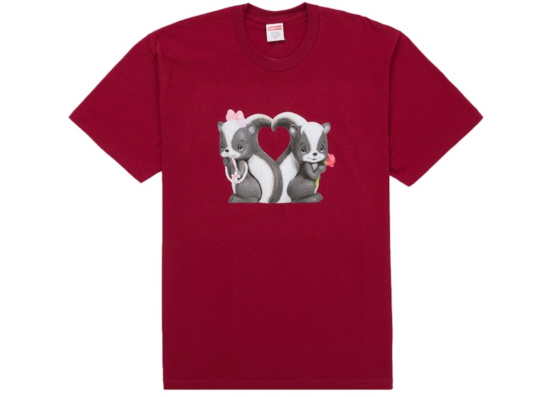 Supreme Skunk Tee Cardinal