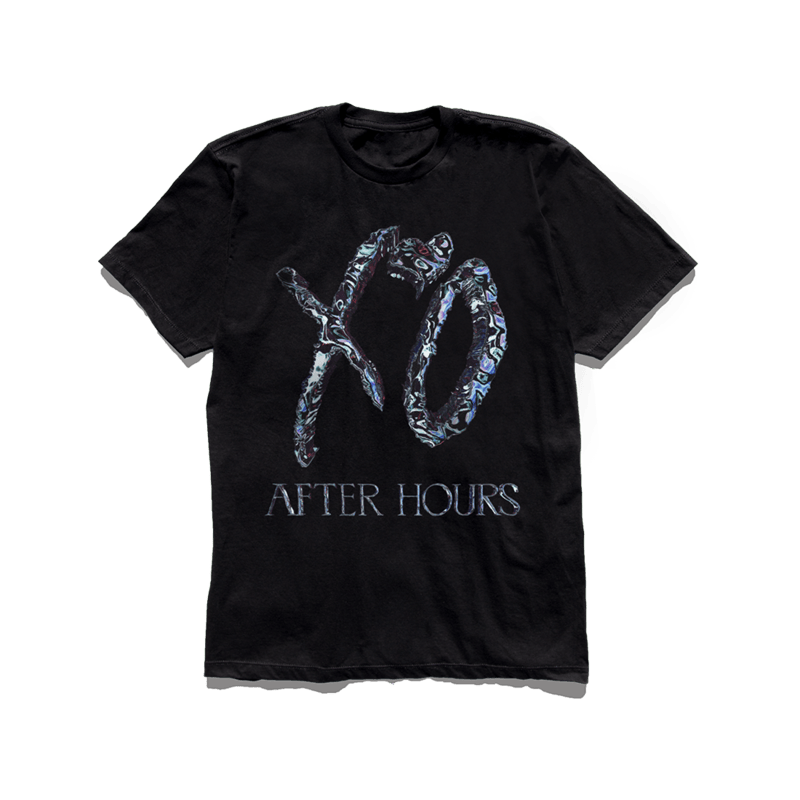 The Weeknd XO Logo After Hours Trip T-Shirt Black