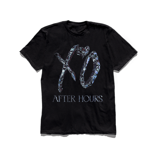The Weeknd XO Logo After Hours Trip T-Shirt Black