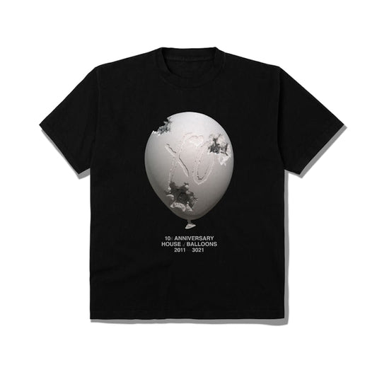The Weeknd x Daniel Arsham House Of Balloons Eroded Balloon T-Shirt Black