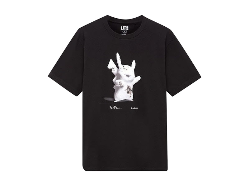 Uniqlo x Daniel Arsham x Pokemon Pikachu T-Shirt Black