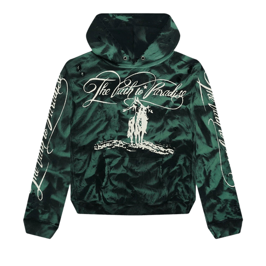 Hellstar Marble Paradise Hoodie Green/Black