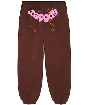 Sp5der Classic Sweatpants Brown