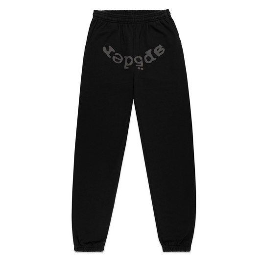 Sp5der Phantom Web Sweatpants Black