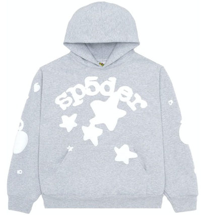 Sp5der Beluga Hoodie Heather Grey