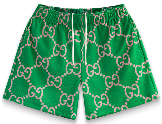 Bravest Studios Mega G Matcha Shorts Green Pink
