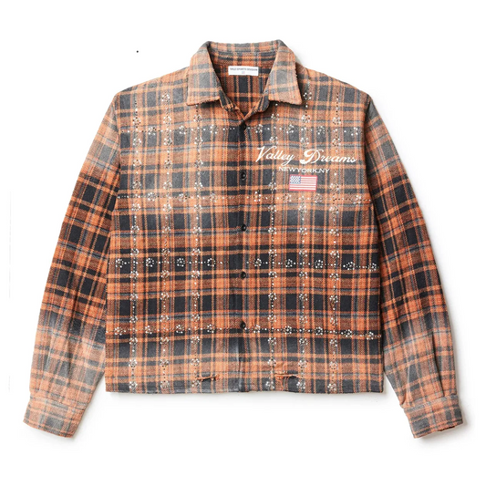 Vale Forever Pumpkin Patch Flannel Orange