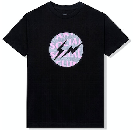 Anti Social Social Club x Fragment Called Interference T-Shirt Black
