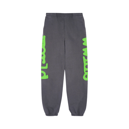 Sp5der Beluga Sweatpants Slate Grey/Green